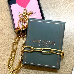 Lane Woods Gold Paperclip 📎 Bracelet